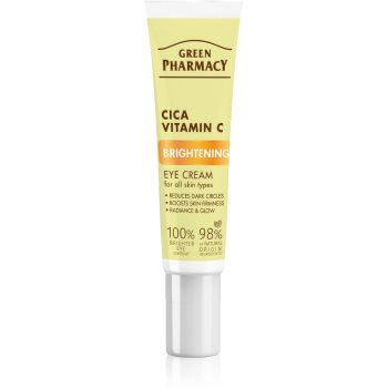 Green Pharmacy Cica + Vitamin C crema de ochi iluminatoare